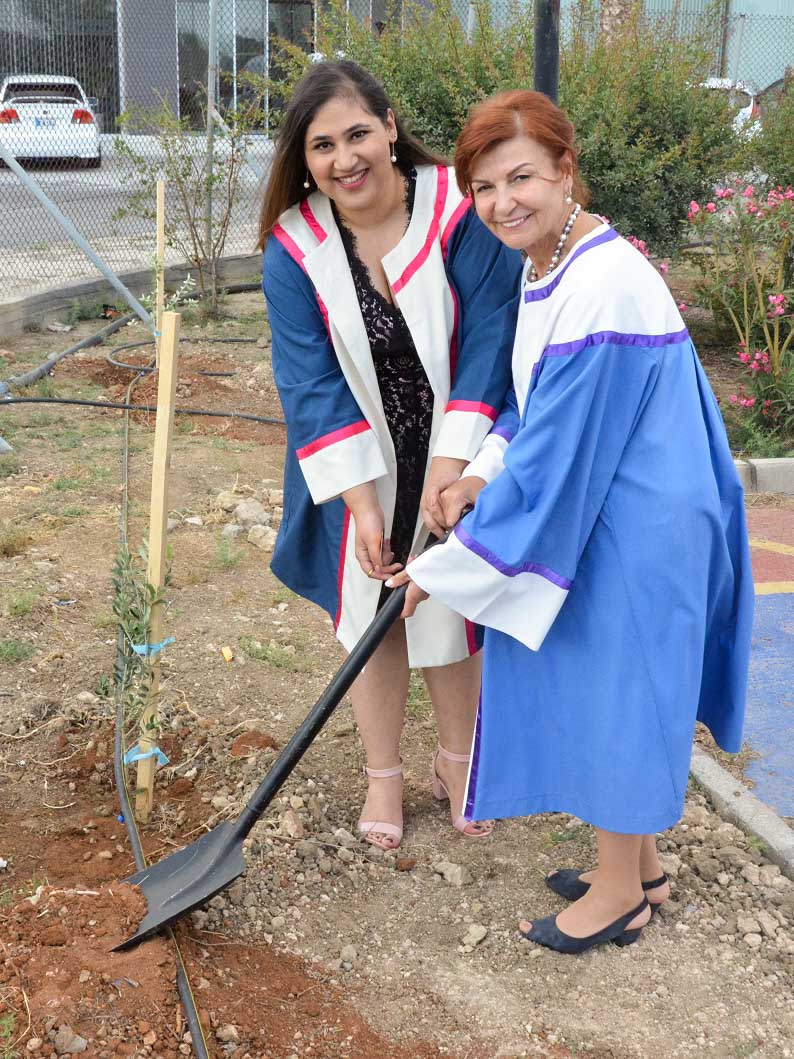 22 Olive Trees Planted in the Faculty Yard