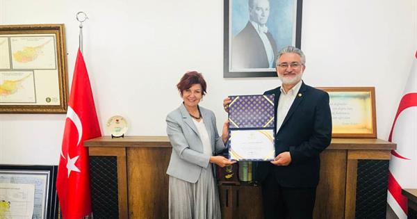 EMU Dr. Fazıl Küçük Medicine Faculty Visits Cyprus Evkaf Administration