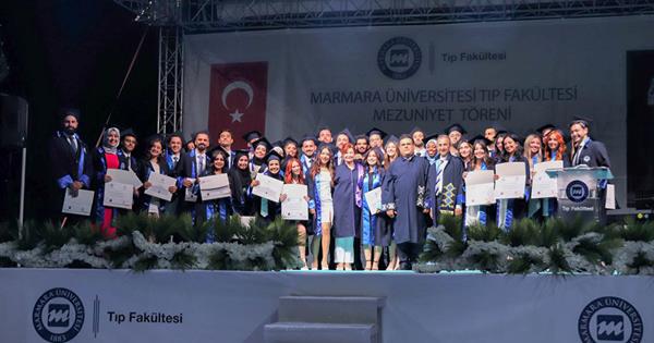 EMU and Marmara University Joint International Medicine Program Graduates Receive Their Diplomas in Istanbul